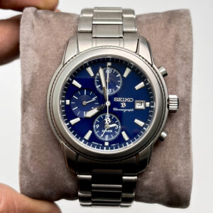 Seiko Brights Chronograph Titanium Blue Dial Ref. 7T62-0BB0