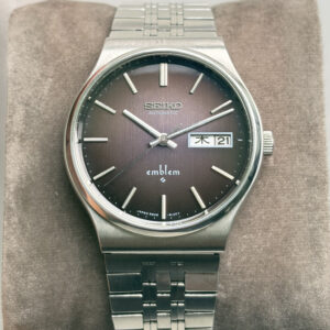 Seiko Emblem 1980 Purple Dial