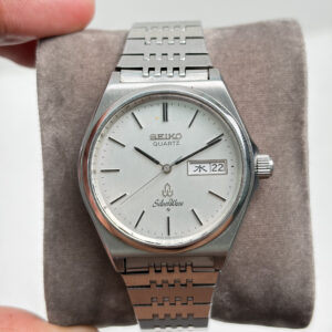 Seiko Silverwave White Linen Dial Ref. 8229-8000 JDM Kanji