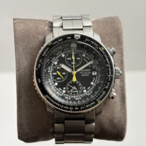 Seiko Chronograph SNA411P1 Flightmaster Pilot Alarm Cal. 7T62